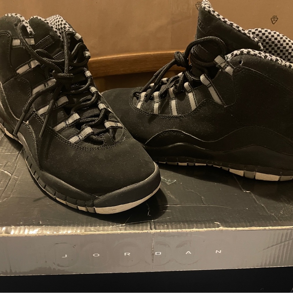 Nike Air Jordan 10 Retro (GS) Black/White Stealth